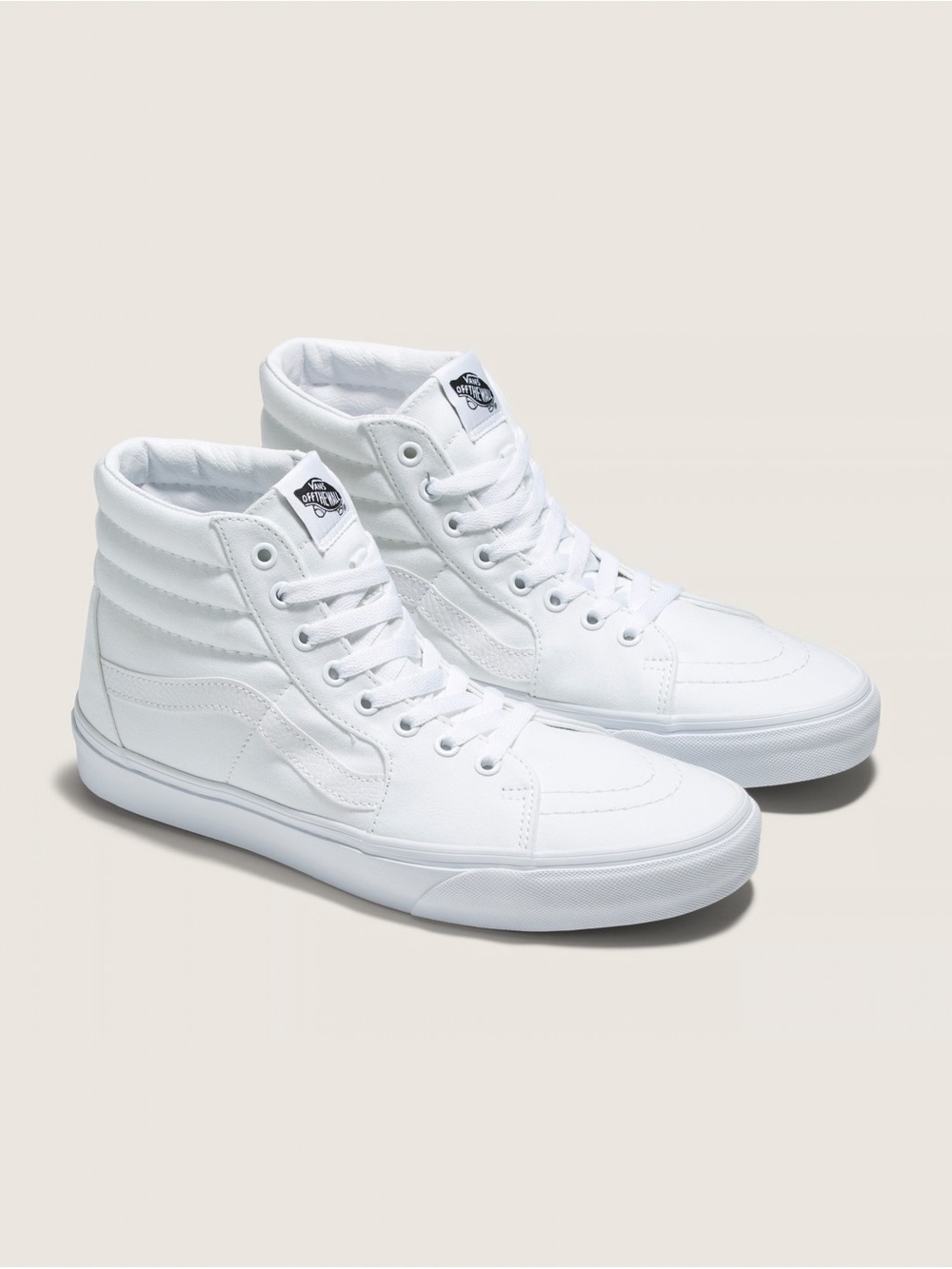 Vans White High-Top Sneakers